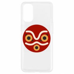 Чехол для Oppo Reno 4 Mononoke mask - PrintSalon