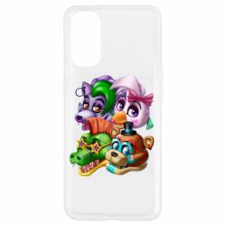 Чехол для Oppo Reno 4 Персонажи FNAF - PrintSalon