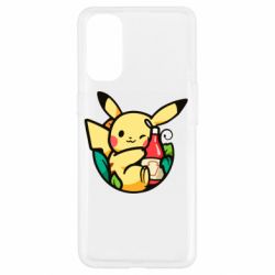 Чехол для Oppo Reno 4 Pikachu with ketchup - PrintSalon