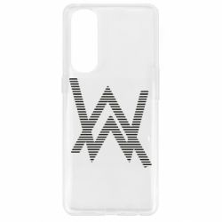 Чехол для Oppo Reno 4 Pro Alan Walker logo stripes - PrintSalon