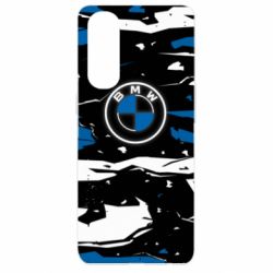 Чехол для Oppo Reno 4 Pro BMW logo and art background - PrintSalon