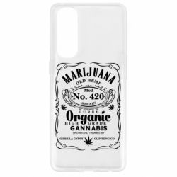 Чохол для Oppo Reno 4 Pro Cannabis label - PrintSalon