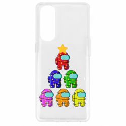 Чохол для Oppo Reno 4 Pro Christmas Tree Among Us - PrintSalon