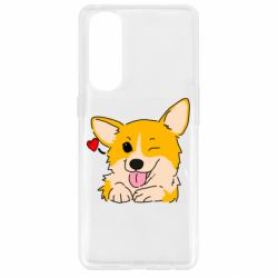 Чехол для Oppo Reno 4 Pro Cute Corgi Puppy - PrintSalon