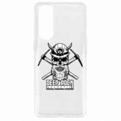 Чехол для Oppo Reno 4 Pro Deep Rock Galactic skull - PrintSalon