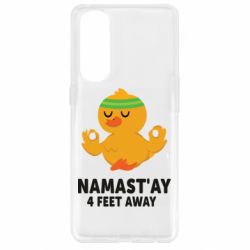 Чехол для Oppo Reno 4 Pro Duck Namast'ay Away - PrintSalon