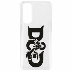 Чехол для Oppo Reno 4 Pro Dungeons s Dragons logo - PrintSalon