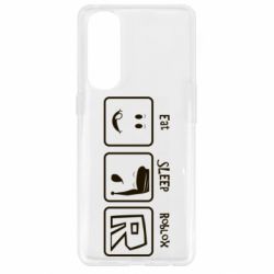 Чохол для Oppo Reno 4 Pro Eat Sleep Roblox - PrintSalon