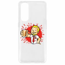 Чехол для Oppo Reno 4 Pro Fallout  boy blood - PrintSalon