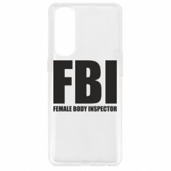 Чехол для Oppo Reno 4 Pro FBI - Female Body Inspector - PrintSalon