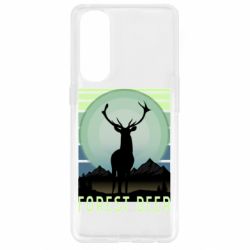 Чехол для Oppo Reno 4 Pro Forest deer - PrintSalon