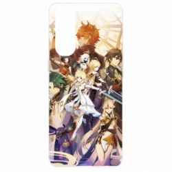Чехол для Oppo Reno 4 Pro Genshin Impact Characters - PrintSalon