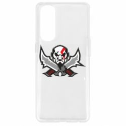 Чехол для Oppo Reno 4 Pro God of war Kratos vector - PrintSalon