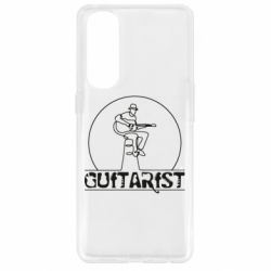 Чехол для Oppo Reno 4 Pro Guitar player. - PrintSalon