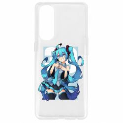 Чехол для Oppo Reno 4 Pro Hatsune Miku art - PrintSalon
