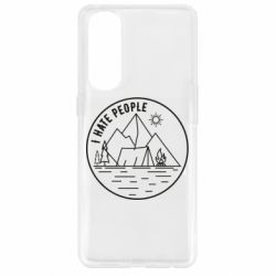 Чехол для Oppo Reno 4 Pro I hate people - camper - PrintSalon