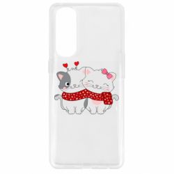 Чехол для Oppo Reno 4 Pro Kittens In Love - PrintSalon