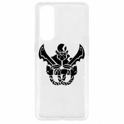 Чехол для Oppo Reno 4 Pro Kratos silhouette - PrintSalon