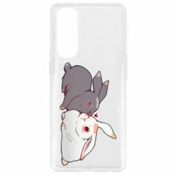 Чехол для Oppo Reno 4 Pro Кролики Вэй и Лань - PrintSalon