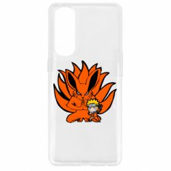 Чехол для Oppo Reno 4 Pro Kurama And Naruto - PrintSalon