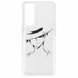 Чохол для Oppo Reno 4 Pro Luffy in a hat - PrintSalon