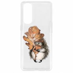 Чехол для Oppo Reno 4 Pro Осенний ежик - PrintSalon
