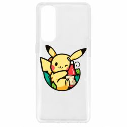 Чехол для Oppo Reno 4 Pro Pikachu with ketchup - PrintSalon
