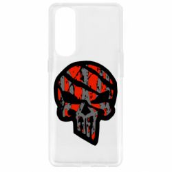 Чохол для Oppo Reno 4 Pro Punisher Coat of arms of Ukraine - PrintSalon