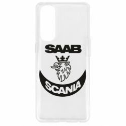 Чехол для Oppo Reno 4 Pro Scania SAAB logo - PrintSalon