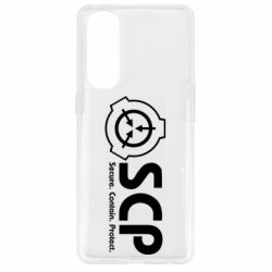 Чохол для Oppo Reno 4 Pro SCP logo text - PrintSalon
