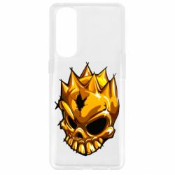 Чехол для Oppo Reno 4 Pro Standoff - Gold Skull - PrintSalon