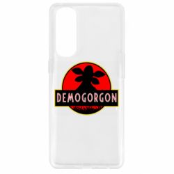 Чехол для Oppo Reno 4 Pro Stragner Things Demogorgon - PrintSalon