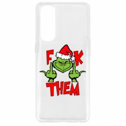 Чехол для Oppo Reno 4 Pro The grinch f*ck them - PrintSalon
