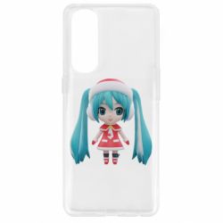 Чехол для Oppo Reno 4 Pro Winter Hatsune Miku - PrintSalon