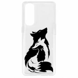 Чехол для Oppo Reno 4 Pro Wolf And Fox - PrintSalon