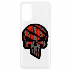 Чохол для Oppo Reno 4Punisher Coat of arms of Ukraine - PrintSalon