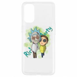 Чехол для Oppo Reno 4 Rick and Morty voodoo doll - PrintSalon