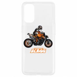 Чехол для Oppo Reno 4 Sport Bike Art - PrintSalon