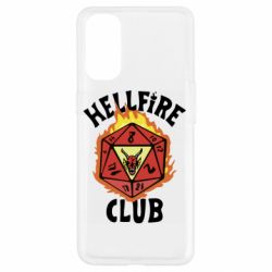 Чехол для Oppo Reno 4 Stranger Things: Hellfire club