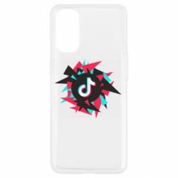 Чехол для Oppo Reno 4 Tik tok vector - PrintSalon
