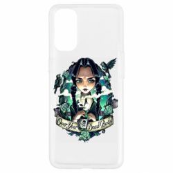 Чехол для Oppo Reno 4 Уэнздей арт - PrintSalon