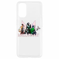 Чехол для Oppo Reno 4 Valorant characters - PrintSalon