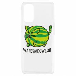 Чехол для Oppo Reno 4 Watermeowloon - PrintSalon