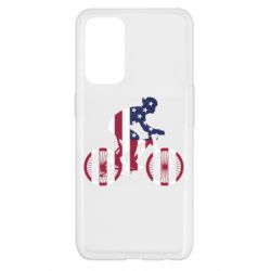 Чехол для Oppo Reno 5 4G American cyclist - PrintSalon