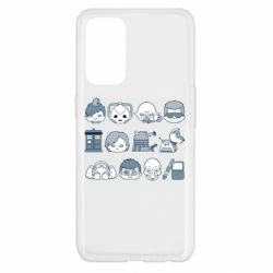 Чехол для Oppo Reno 5 4G Doctor who icons - PrintSalon