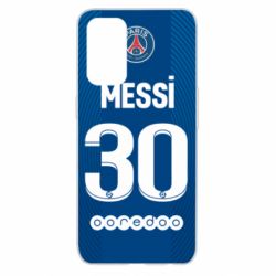 Чехол для Oppo Reno 5 4G Форма Месси ПСЖ - PrintSalon