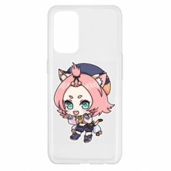 Чехол для Oppo Reno 5 4G Genshin Impact chibi Diona - PrintSalon