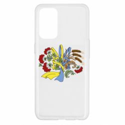 Чохол для Oppo Reno 5 4G Герб колоски і калина - PrintSalon