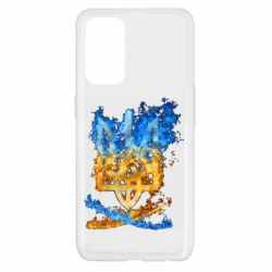 Чехол для Oppo Reno 5 4G Горящий гербу Украины - PrintSalon