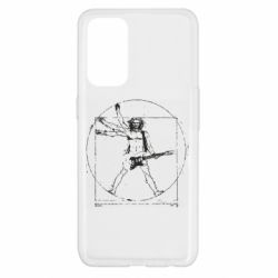Чехол для Oppo Reno 5 4G Guitarist Da Vinci - PrintSalon